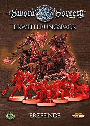 Ares Games, Sword & Sorcery: Die Alten Chroniken – Erzfeinde, Erweiterung, Expertenspiel, Dungeon Crawler, 1-5 Spieler, Ab 13+ Jahren, 30 Minuten je Spieler, Deutsch