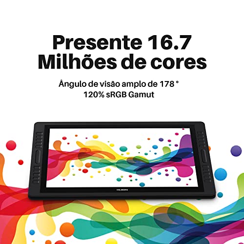 Mesas Digitalizadoras HUION Drawing Tablet Kamvas Pro 22 Tela do tablet com caneta totalmente lamina