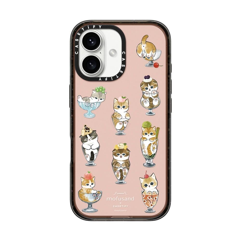 CASETiFY インパクト iPhone 16 ケース [スリム / 2.5mの落下試験をクリア (MIL規格4倍相当) / ワイヤレス充電に対応] - Pick Your Flavor - クリア ブラック