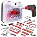 Kids Pretend Play Tool Kit for Boys Construction Toy Tool Sets in Sturdy Case, Kids Toy Drill Tools