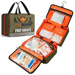 320 Piece First Aid Kit – Contains Premium Medical Supplies for Travel, Home, Office, Vehicle, Camping, Workplace & Outdoor