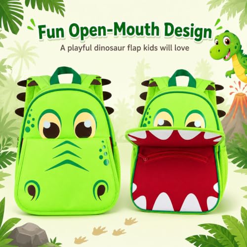 Image of Toddler Backpack for Girls and Boys, Preschool Bookbag, 12 inch Cute Cartoon Animal School Bag