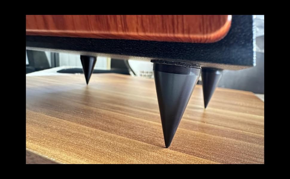PrecisionGeek - Large Aluinu Anodised Black Speaker Spikes 8, 15 - View #9