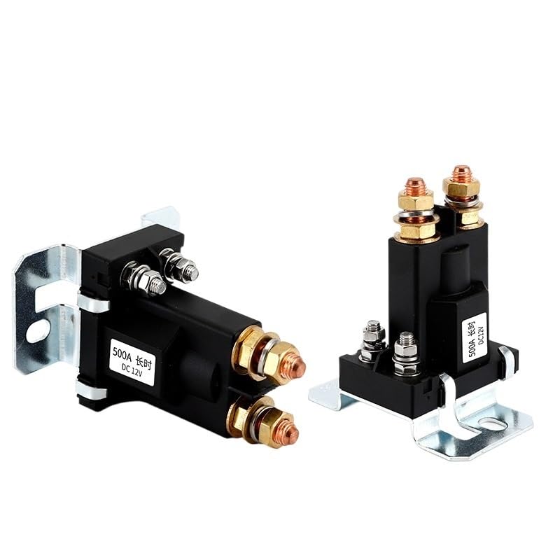 500A Starter Relay Solenoid Switch – 12V/24V Heavy Duty Automotive Relay for Winch, Motor, Truck, Boat, Off-Road Equipment(500A 24V7.2W)