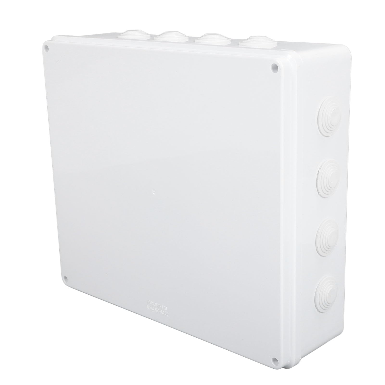 YWBL-WH Caja de Conexiones Eléctricas Caja Eléctrica de Plástico ABS 400 X 350 X 120 Mm IP65 Cubierta Preperforada Resistente a Impactos para Conexiones de Equipos de Cableado Residencial en
