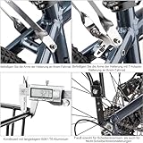 CXWXC Fahrrad Gepäckträger Hinten mit Reflektor MTB Gepäckträger maximaler Belastung 27kg Fahrradgepäckträger für 26-29 Zoll