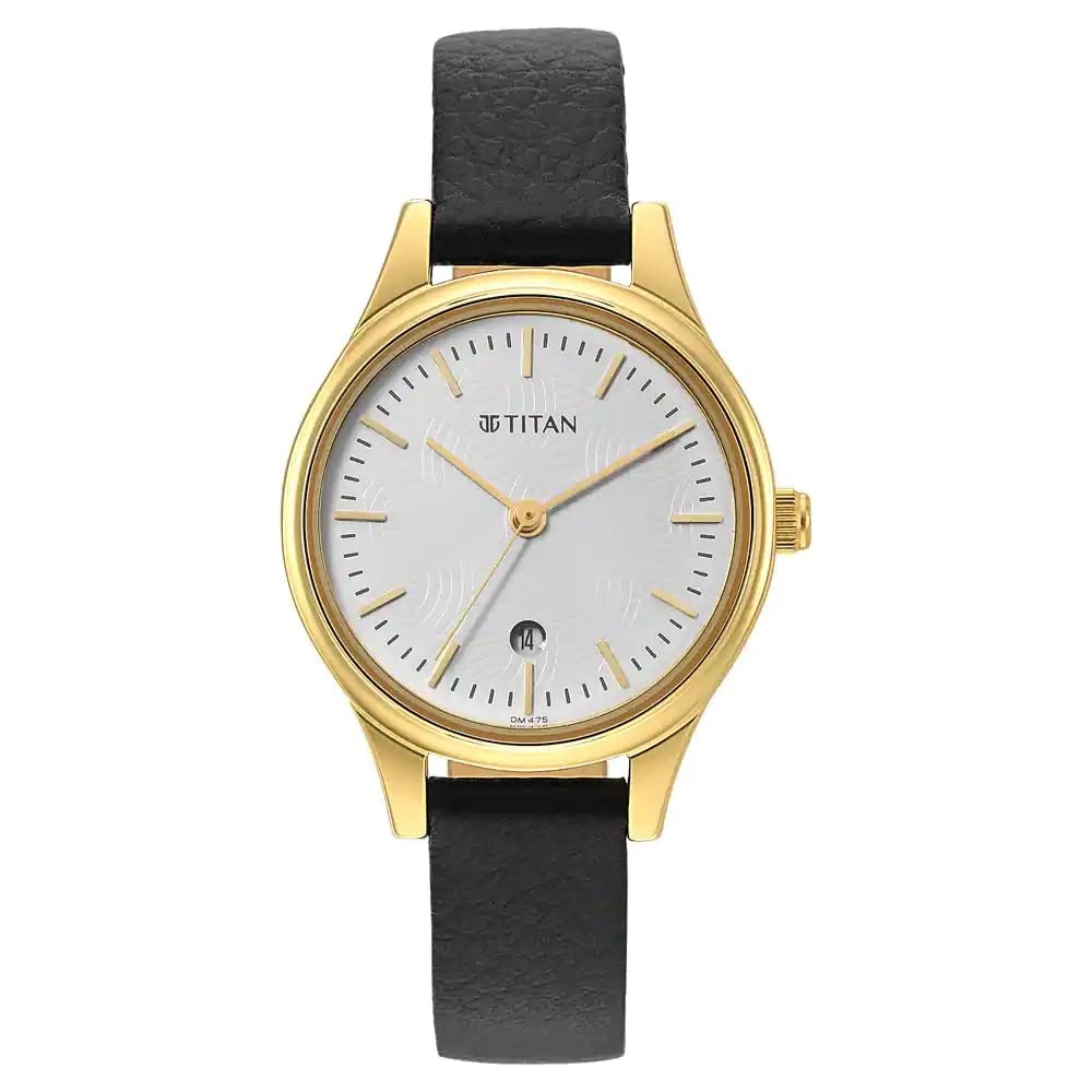 Titan Karishma White Dial Analog Leather Strap Watch for Women-NS2679YL01 (B0BQRQDTZ8) Amazon Price History, Amazon Price Tracker