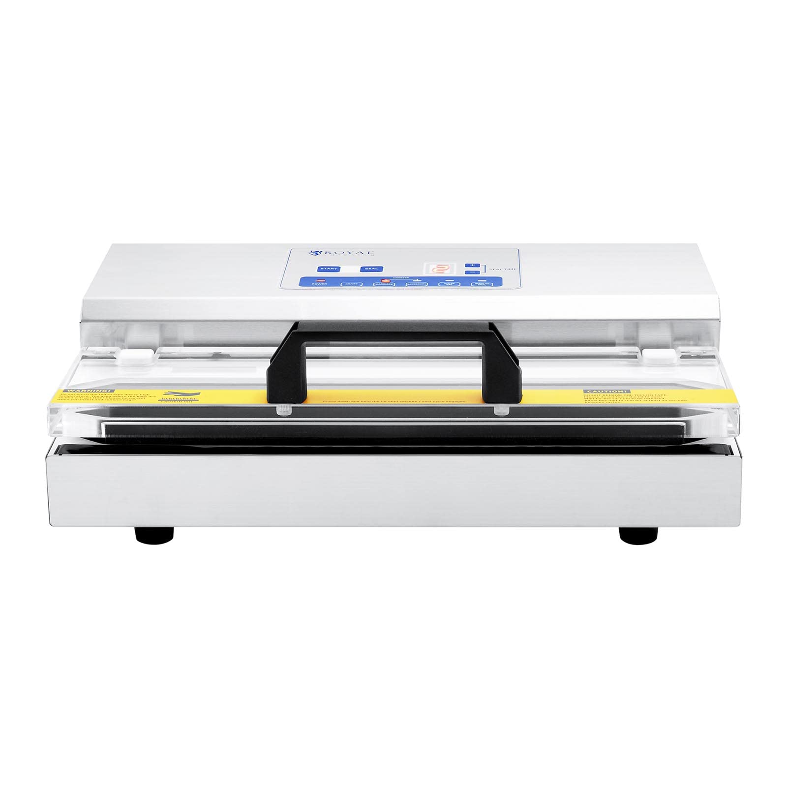 Royal Catering RCVG-40 Machine Appareil De Sous Vide Alimentaire Pro Emballeuse Petite Sous Videuse Scelleuse Professionnelle (Vitesse : 16 l/min, Sacs : 31 cm, Largeur de la soudure : 1,8 x 2 mm)
