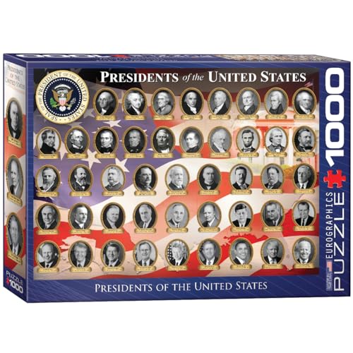 EuroGraphics Rompecabezas US Presidents Box, 1000 piezas miniatura 1