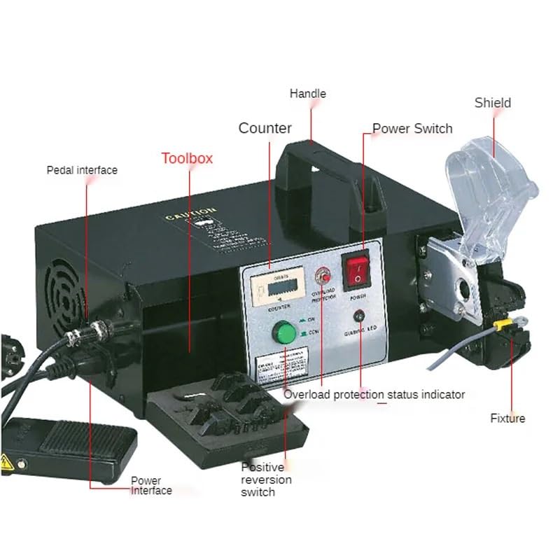 Automatyczna Maszyna Do Zaciskania EM-6B2 Szczypce Do Zaciskania Końcówek Elektrycznych 0,25-10mm2