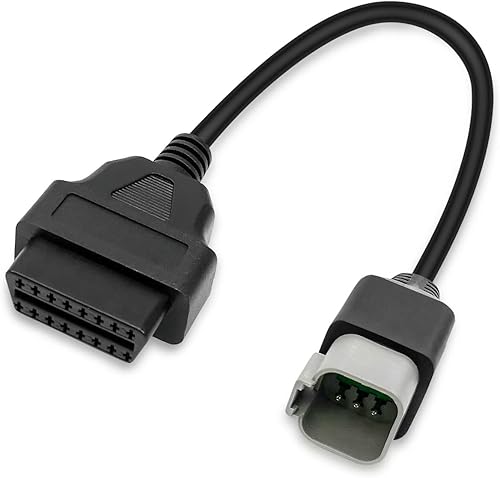 WUMZIJ Adaptador de cable de diagnóstico OBD para motocicleta de 6 pines, apto para BRP Moto ATV UTV motocicleta bike Clut, herramienta de