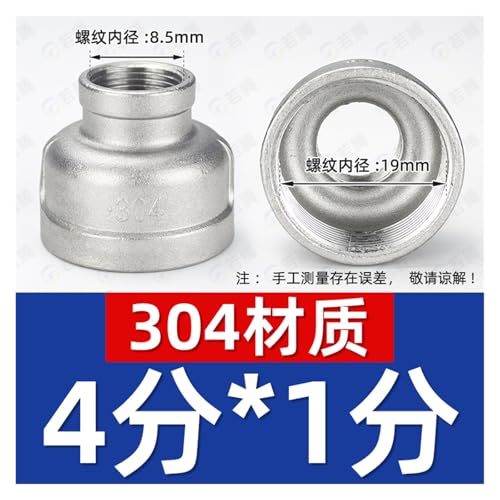 Raccord réducteur plomberie femelle G1/2*G1/8 union double filetée pour tuyau eau - 3