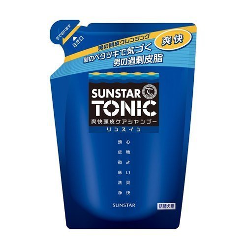 サンスターSUNSTAR TONIC Sunstar Tonic Shampoo Rinse in Refreshing scalp care Refill 340mL non-silicon prescription [Citrus herb scent]