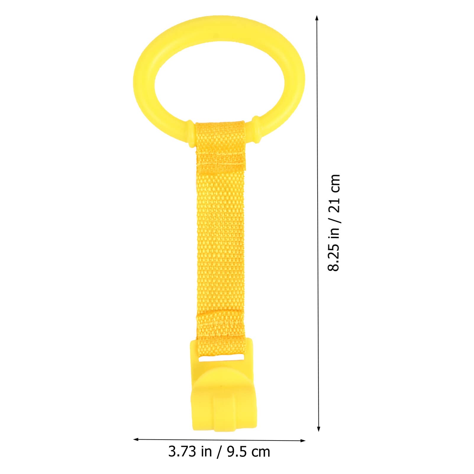 Homoyoyo Playpen 4pcs Pull Ring Portable Baby Cot Rings Walking Assistant Stand Up Rings for Infant Baby Toddler 4 Colors Pull Ups