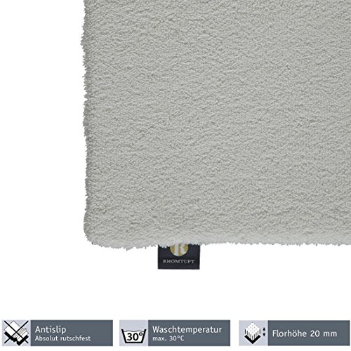 RHOMTUFT Badteppiche Square perlgrau - 11 80x160 cm – Bild 7