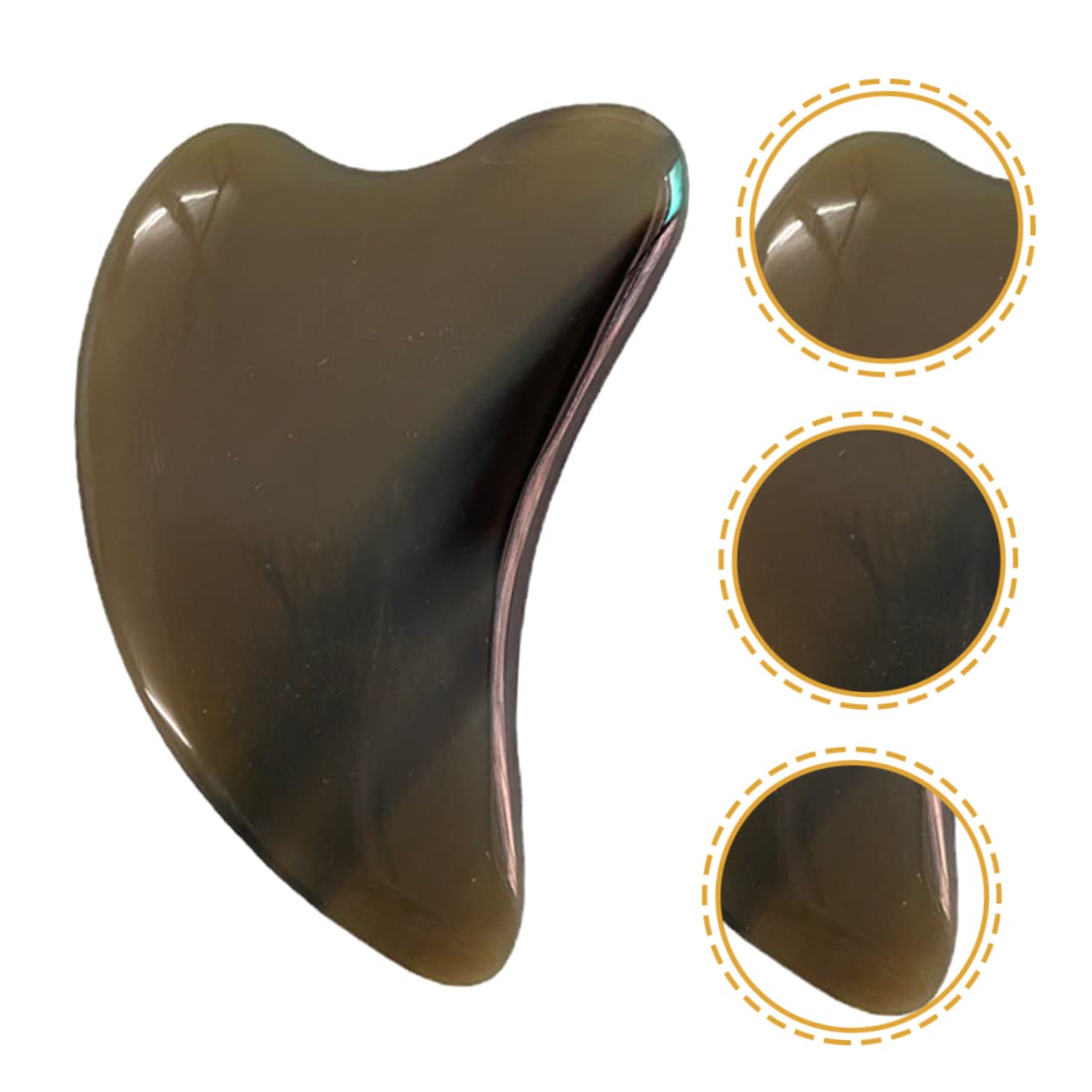 MAGICLULU 4 Pezzi Gua Sha Strumenti Per Il Viso Strumento Per Massaggio Guasha Per Collo E Viso Scolpire Il Corpo Per Casa E Viaggio