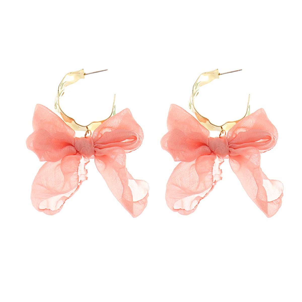 See full amazon price history chart for Yellow Chimes Earrings For Women Pink Colored Cloth Woven Bow Shaped Hoop Earrings For Women and Girls Yellow Chimes Earrings For Women Pink Colored Cloth Woven Bow Shaped Hoop Earrings For Women and Girls (B0B9HF4QD6) Amazon Price History, Amazon Price Tracker