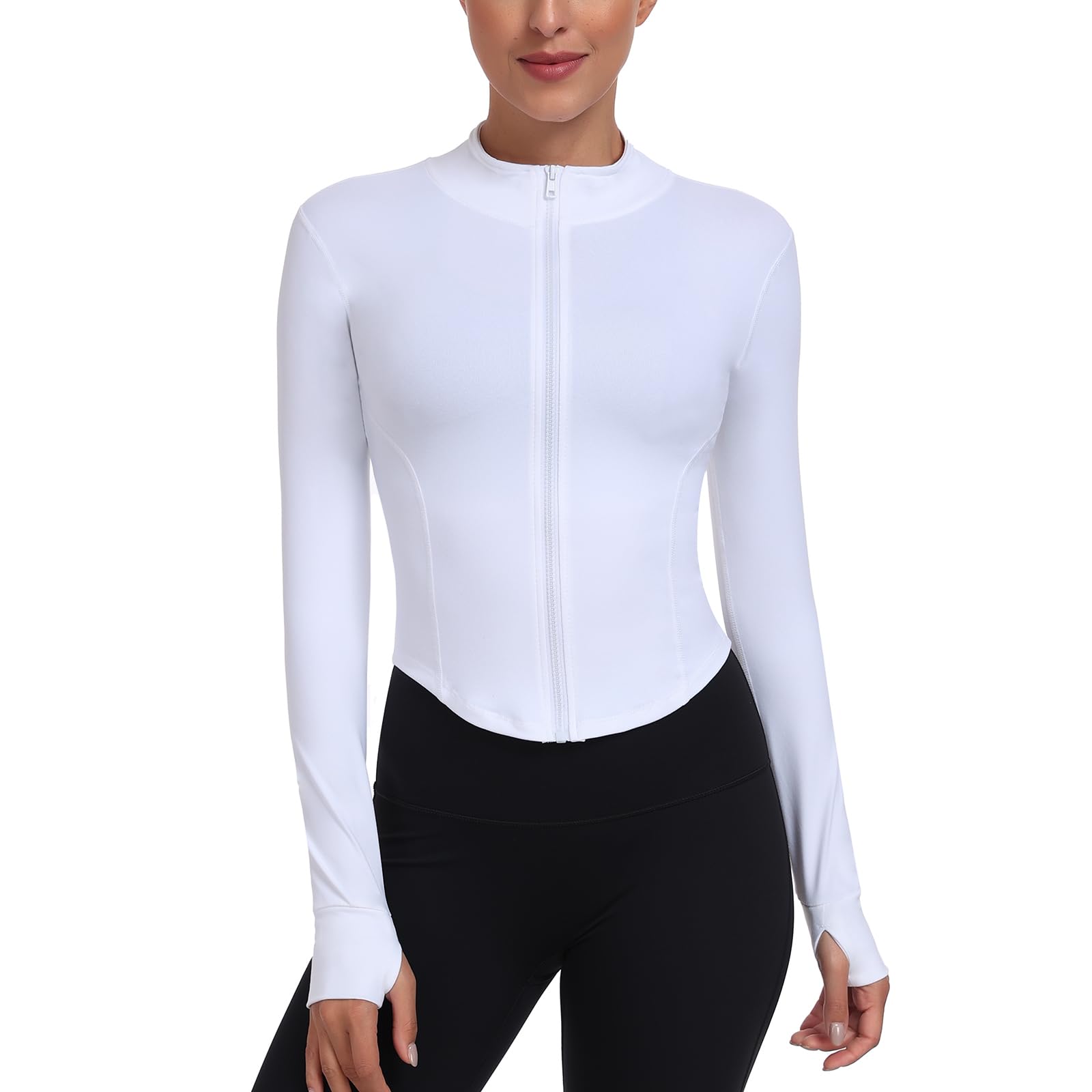 Under Armour Womens Storm Woven Full Zip Jacket, White/Black, XX-Large