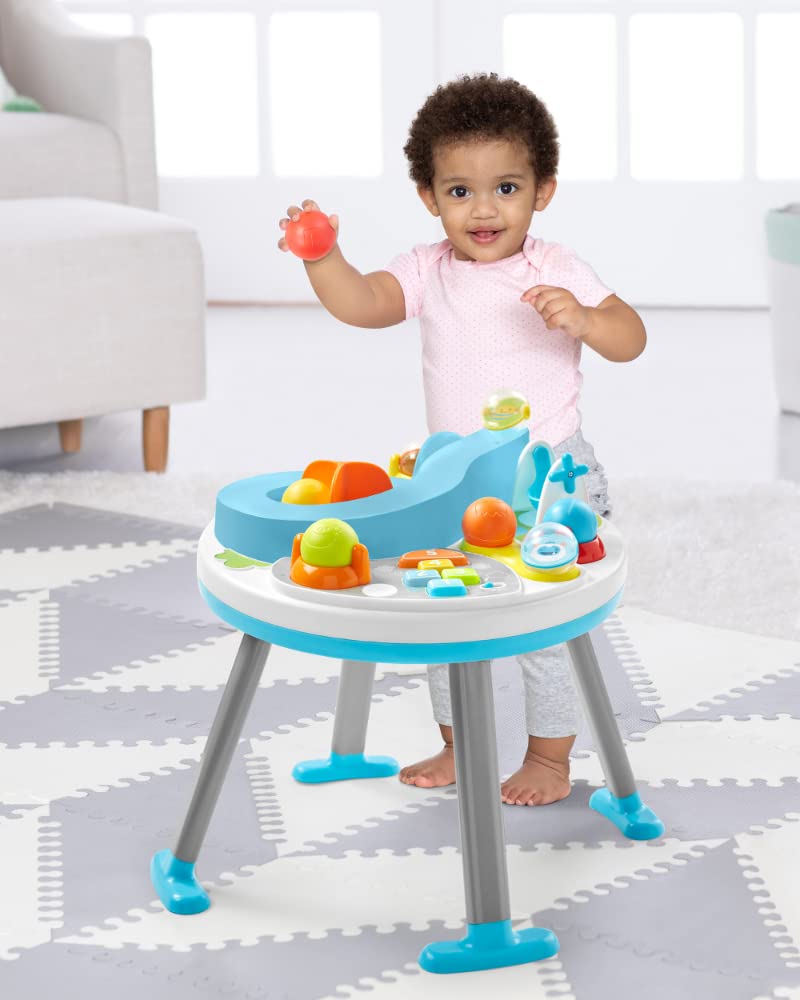 Skip Hop Table d'Activités pour Bébé - Jeu d'Éveil Interactive 20 Activités Développement Motricité Coordination Main-Œil Piano 3 Modes