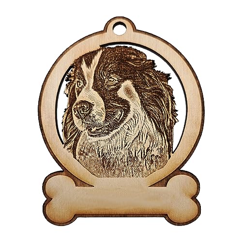 Personalized Australian Shepherd Christmas Ornament, Remembrance, Dog Memorial Gifts for Loss of Dog Sympathy, Unique Australian Shepherd Gifts for Men, Women, Owners, Groomers, Handmade in The USA