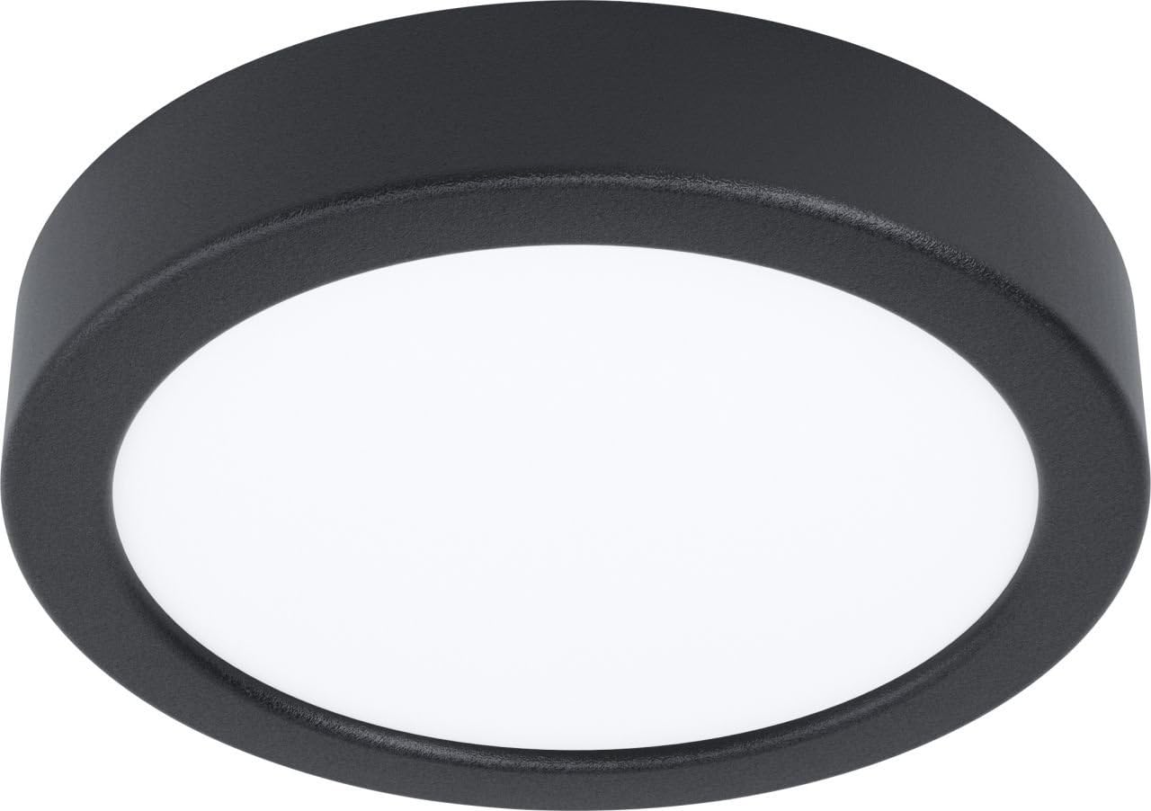 EGLO Surface-Mounted Light, Plastic Alloy Steel, Warm White