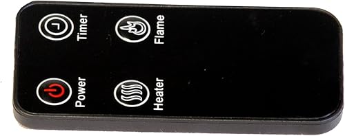 Miniatura 6 de Comfort Glow ELCG251 - Calentador eléctrico de troncos con proyección de llama 5,120 BTU, negro