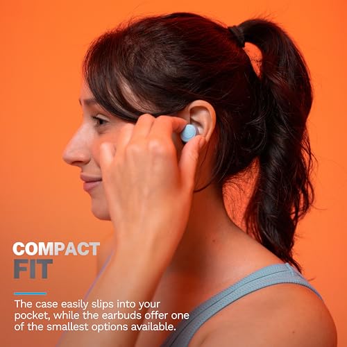 Image of JLab Go Air Pop+, True Wireless Earbuds, Bluetooth Earbuds with Microphone, Dual Connect, EQ3 Sound, Light Blue