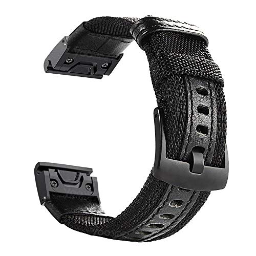 YOOSIDE Correa de reloj para Garmin Fenix 5/Fenix 6, 22 mm de ajuste rápido NOTA correa de reloj durable Cover