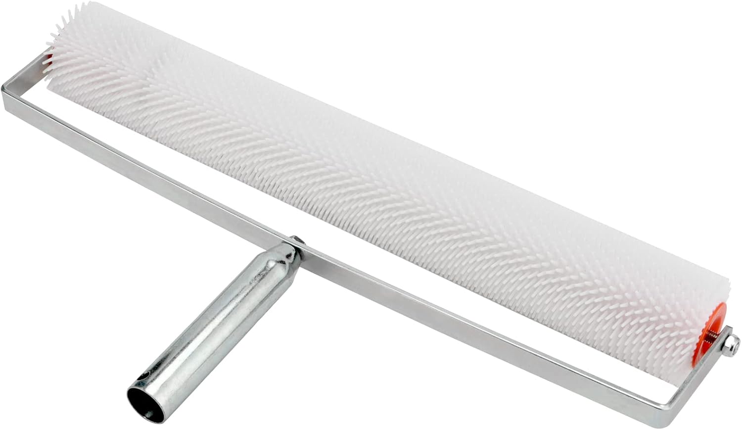 2 Pack 19 Inches Spiked Screeding Compound Roller, Self-Leveling Spike Roller, Floor Screed Spiked Roller Compound Paint Roller to Remove Bubble, 15mm Needle