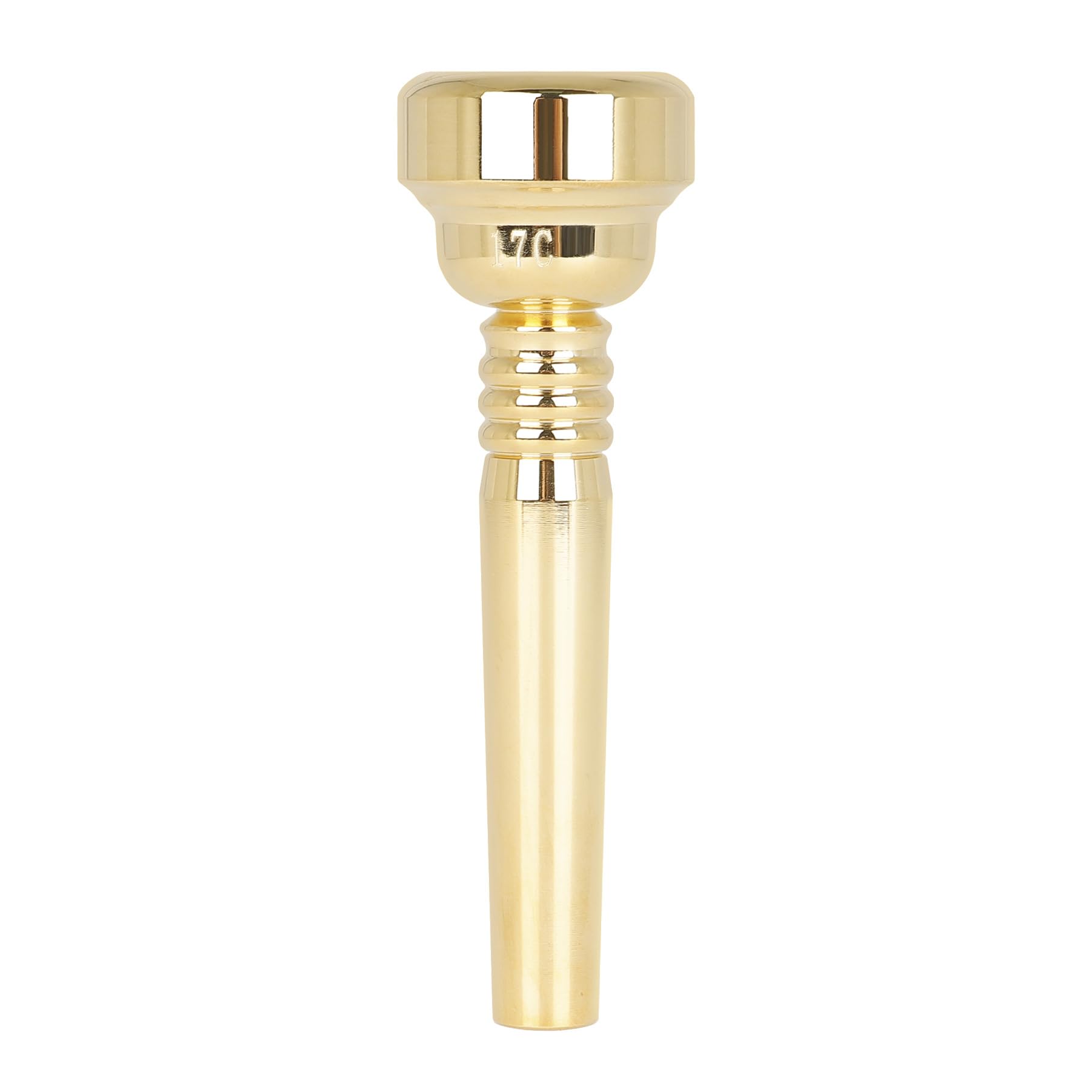 RuiJOTWAT Brass instrument trumpet mouthpiece brass gold-plated 17C trumpet mouthpiece beginner playing 17C trumpet mouthpiece trumpet mouthpiece