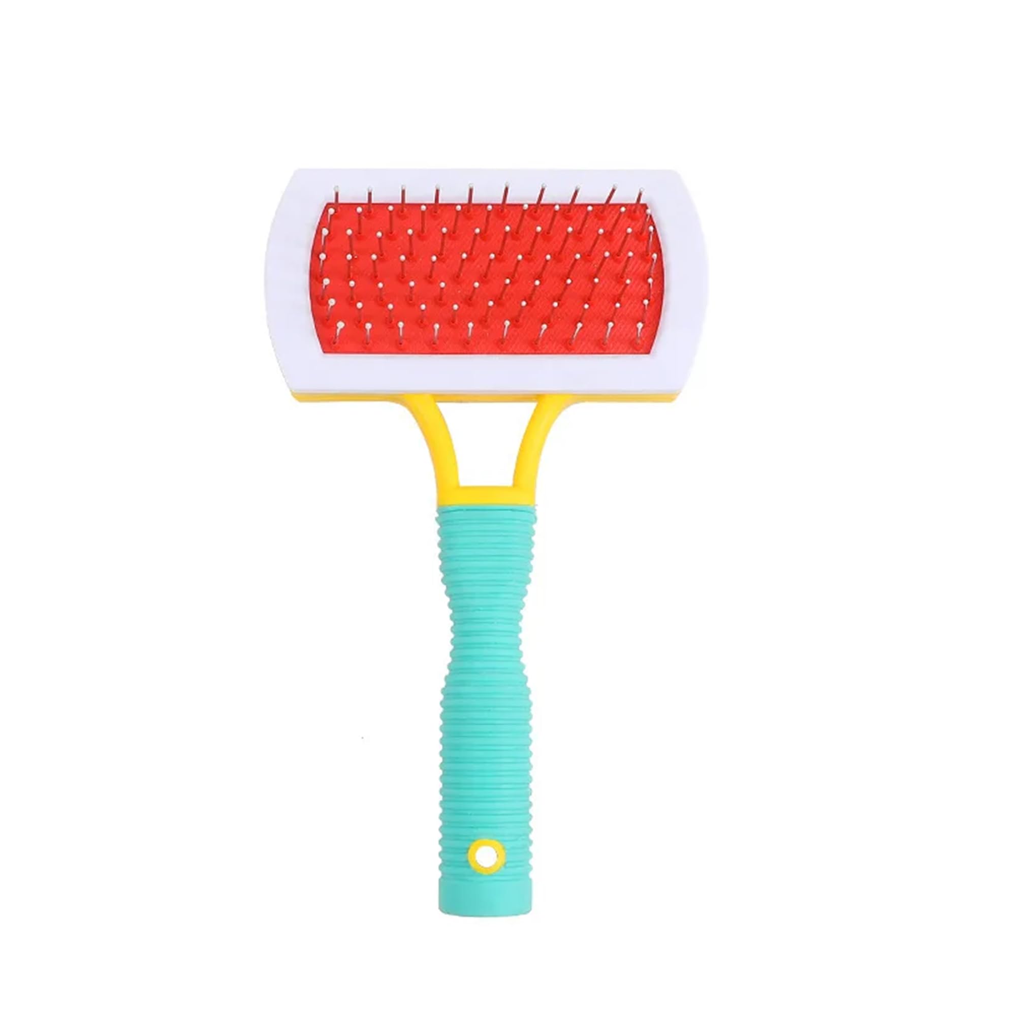HiFEN® Double Sided Dog Brush 2 in 1 Bristles and Pin Brush for Grooming Dogs & Cats with Long or Short Hair Pets Cleaning + Grooming Tool