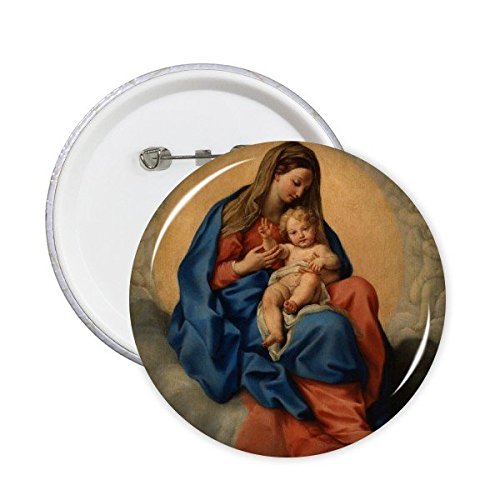Pins Christianisme et Madonna broche art touristique pour sac et veste