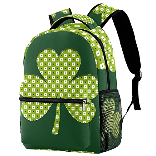 Sac à dos pratique pour enfants léger à poches latérales trèfle