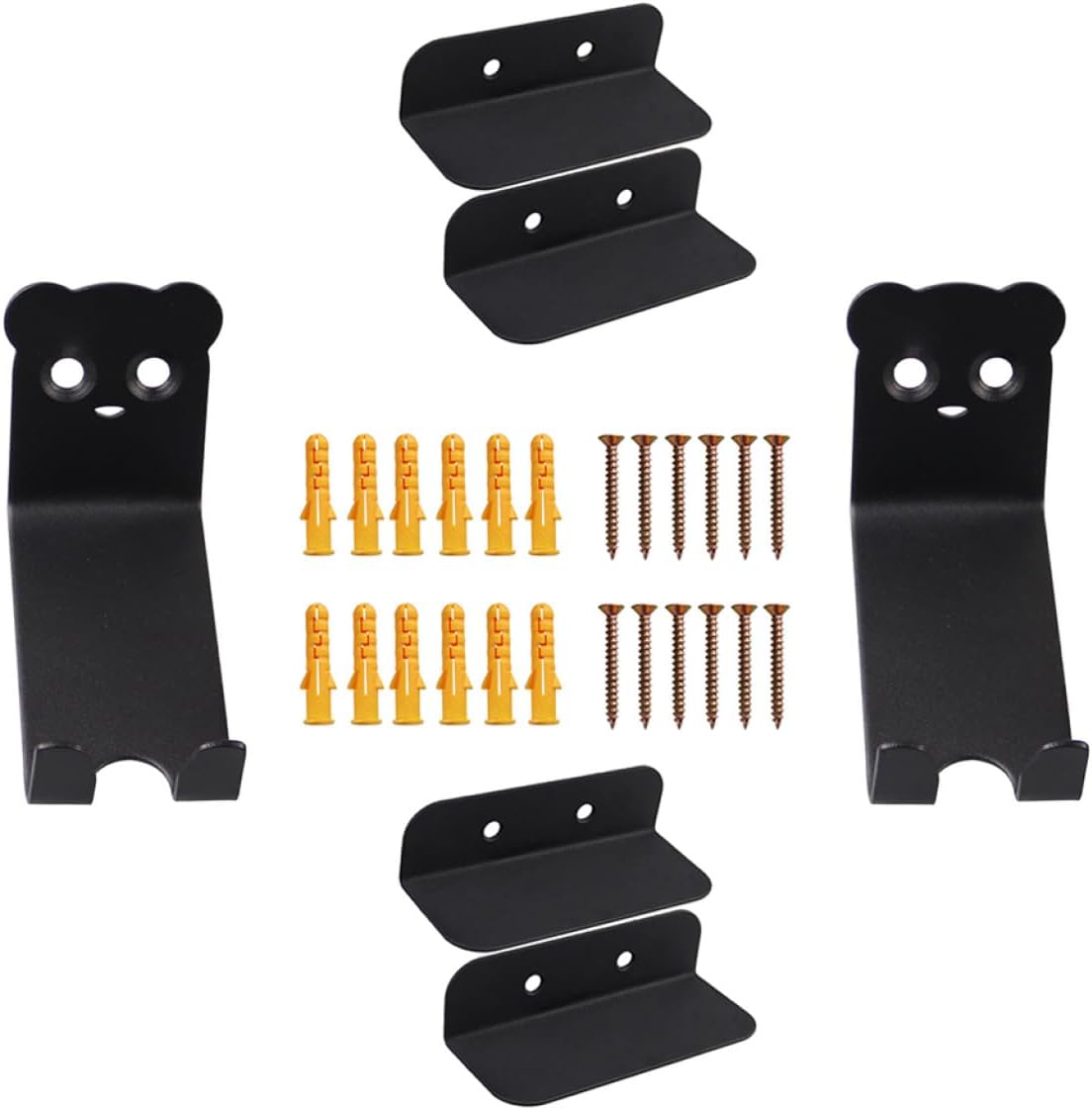 2sets Wall-mount Bike Racks Skid Mounts Ceiling Bike Holders for Garage Hanger for Display