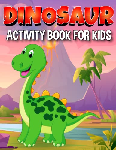 Dinosaur Activity Coloring Book for Kids: Activity book for Girls and Boys image 2