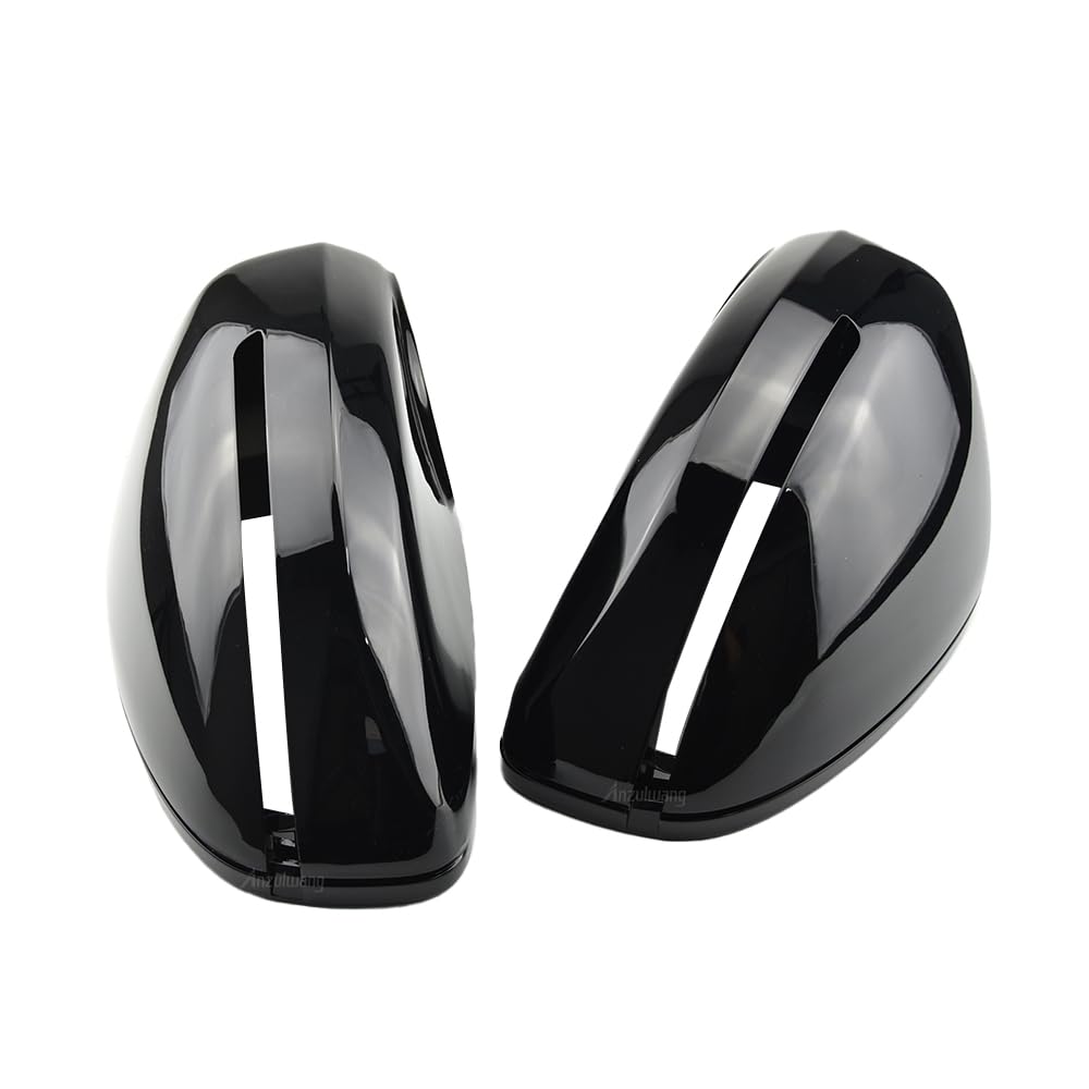 1 paio di modelli in fibra di carbonio retrovisore esterno alloggiamenti specchio porta copertura tappi compatibili con A-udi T-T MK-2 8-J R-8 Ty-pe 2007-2014