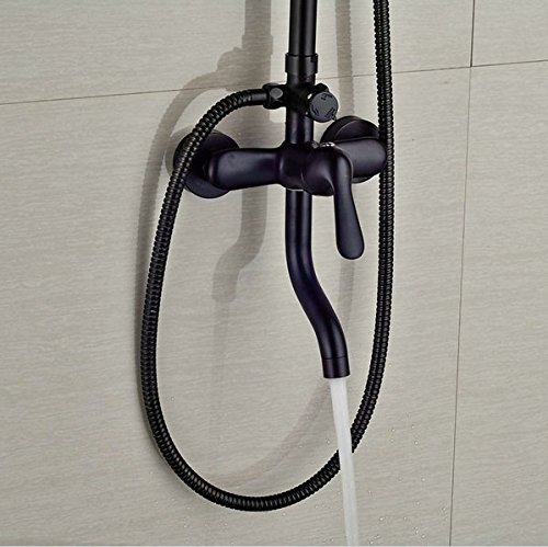Unités de douche robinet mitigeur Gowe mural en bronze pour baignoire