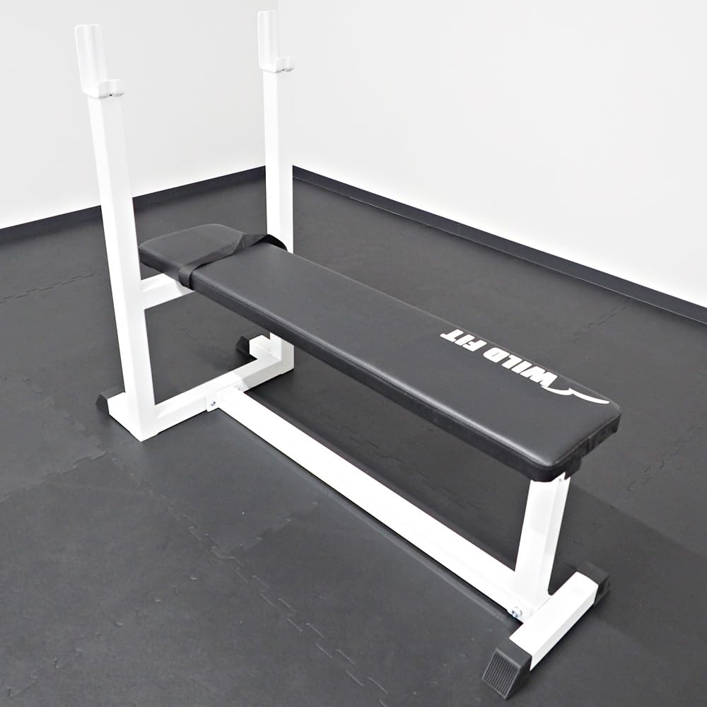 WILD FIT GYM 総重量85kgバーベルセット 程度C（ハガレ・キズ有〕