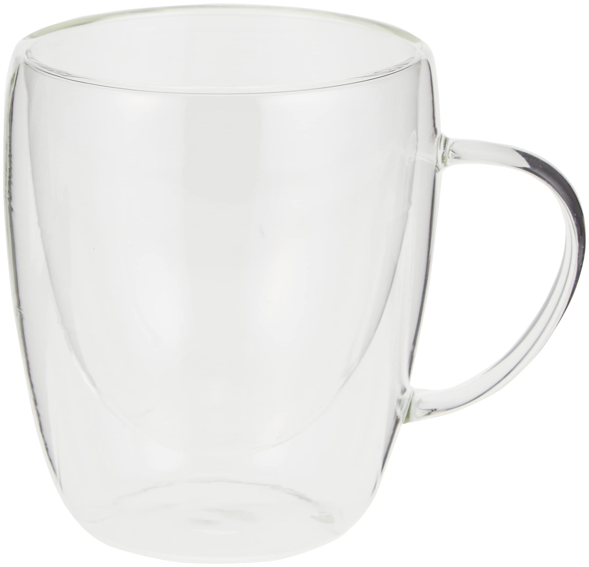 NeoflamBorosilicate Double Wall Glass Mug Set Of 2, Coffee Mugs, Latte Mug, Clear Mugs 300 Ml, Transparent, Dtc1430Bh, 2Pcs 300Ml