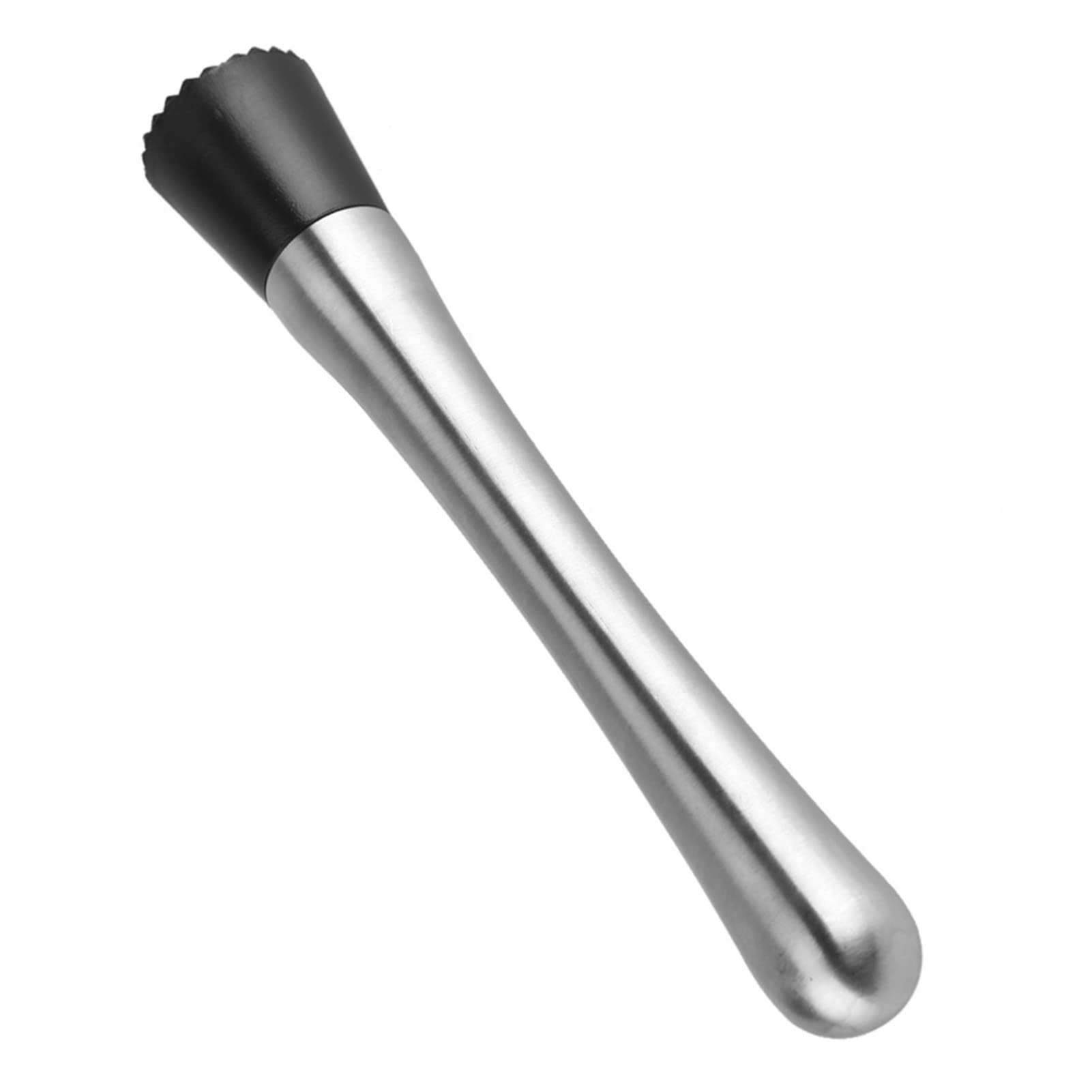 Stainless Steel Cocktail Spoon, 304 Stainless Steel, Ergonomic Handle, Food Grade PP Head, Ideal for Bar, Restaurant