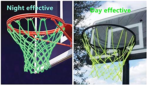 Besmon123 Nightlight Basketball Net Luminous Outdoor Portable Sun Powered Sports Nylon - Thumbnail 3