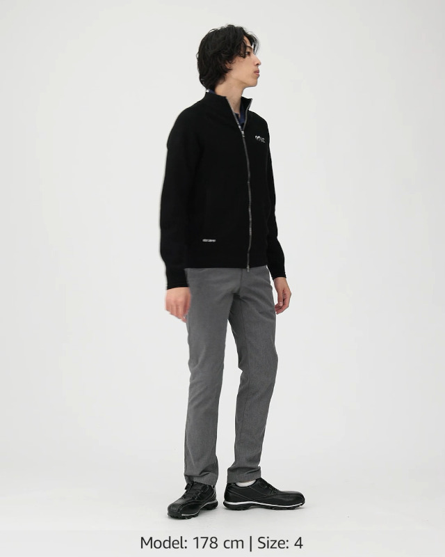 Amazon | [マスターバニー] メンズ フルジップニットカーディガン