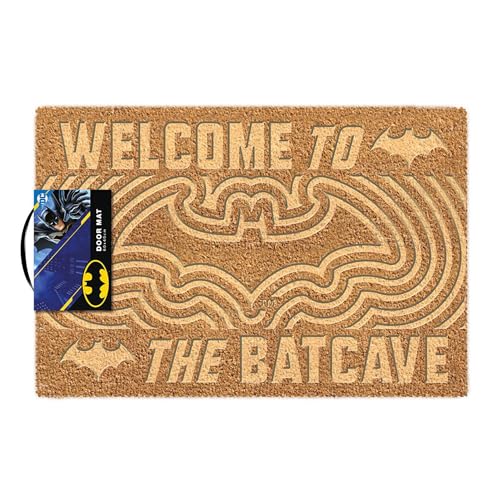 empireposter Batman Welcome to The Batcave Paillasson en relief 60 x 40 cm Paillasson coco