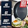 Blue Diamond Hybrid Nonstick Stainless Steel 8” Frying Pan, PFAS-Free Ceramic Skillet, Diamond Bond Powerful Searing, Dishwasher & Metal Utensil Safe, Stay-Cool Handle, Induction Ready, All Cooktops #3