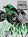 Monster Jam Grave Digger Monster Truck Toddler Boys T-Shirt and Shorts Outfit Set Gray/Green Grave Digger 4T
