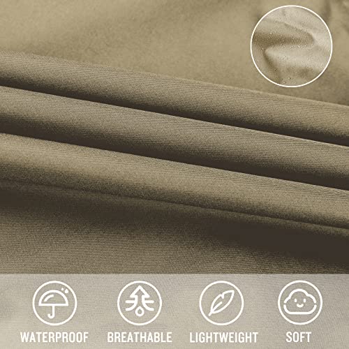 Image of SaphiRose Adult Rain Poncho Waterproof Hooded Zipper Raincoat with Pockets | OEKO-TEX Certified 100% Polyester, Lightweight Packable Storage Pouch, Heat-Sealed Seams, Quick-Dry for Outdoor Hiking