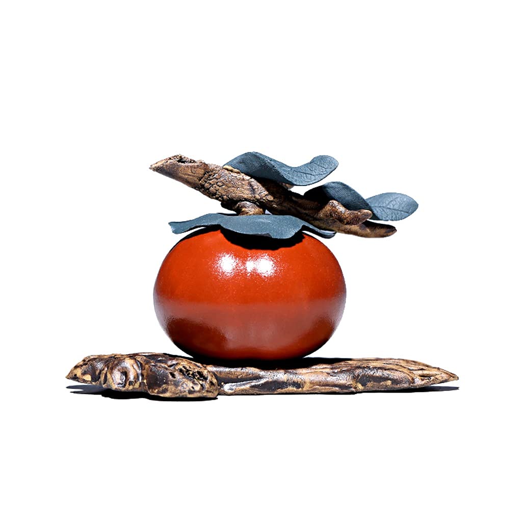 Zisa Herbata Pet Kreatywny owocowy herbata Pet Granatowiec Persimmon Tea Pet Tea Set Akcesoria nadaje się do dekoracji biura domowego (Color : A)