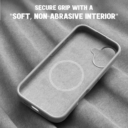 Image of Kratos Soft Silicone Case Cover Compatible with iPhone 17 - Everyday Comfort Protection, Wireless Magnetic Charging Case with Raised Edge Camera & Screen Protection, Shock-Resistant Design
