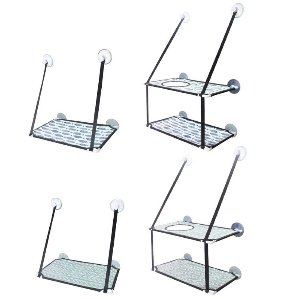 Katzenhängematte Cat Window Barsch Hängematte Einschichtige Fenster Sitzmatte Bett Kätzchen Safe Rest Bett Mit Absaugung 1St A