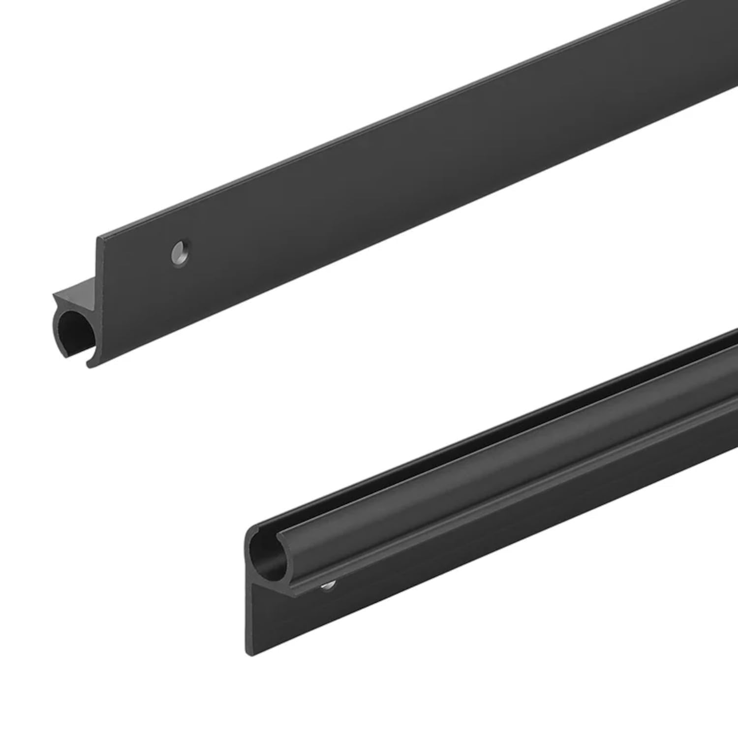 3 STK Kederschiene für Wohnmobil Alu schwarz 180 Grad 100 cm für 7-8 mm | Kederleiste als stabile Führungsschiene für Kederschnur, Vorzelt, Markise und Camping Zubehör Preiswert&Gut